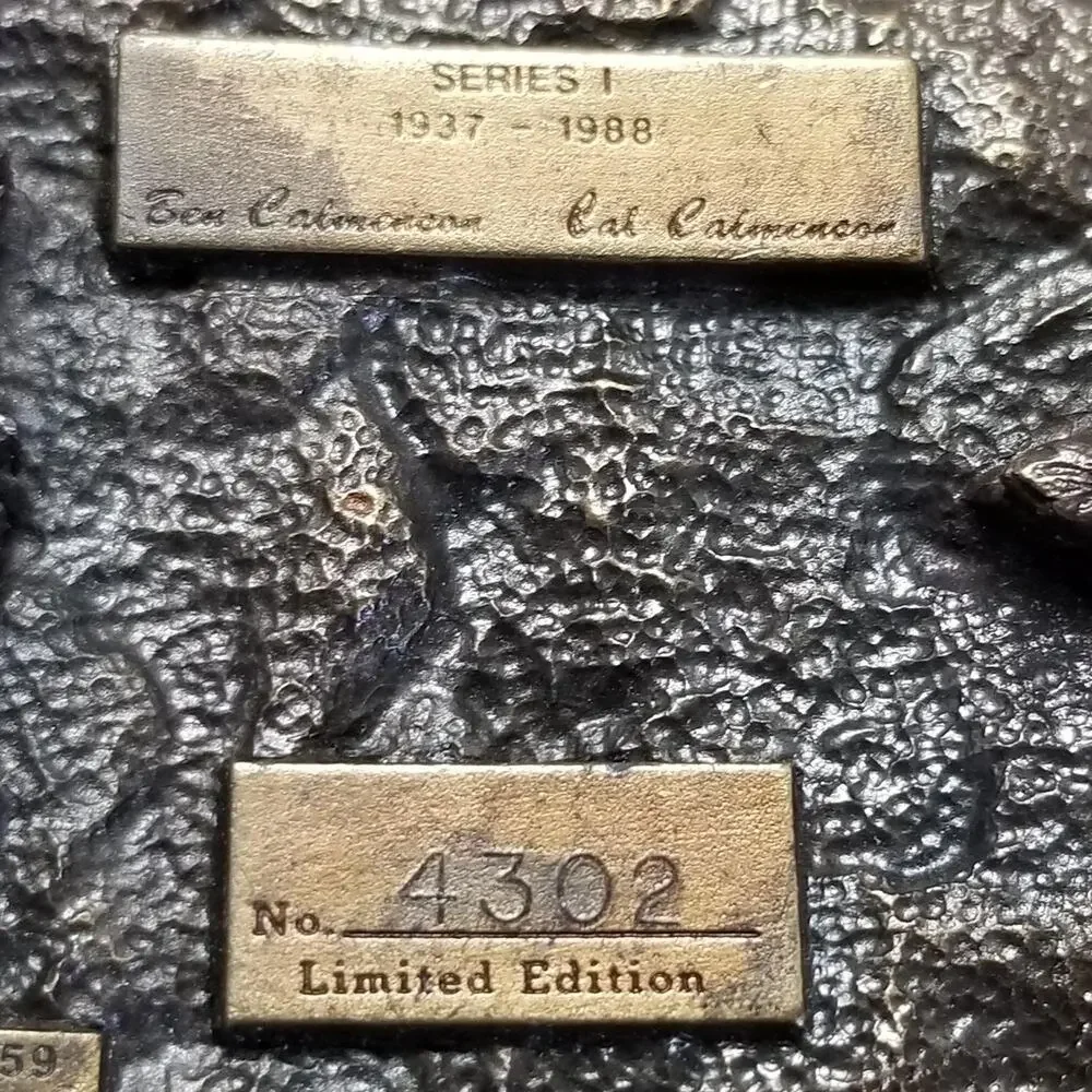 VTG‎ Belt Buckle 1987 Pewter TISCO 53 Years Tractor Implement Supply Co Siskiyou
